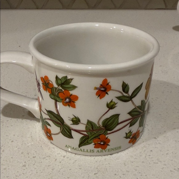 Charming Floral Mug Set - White with Multicolor Designs - Picture 3 of 10